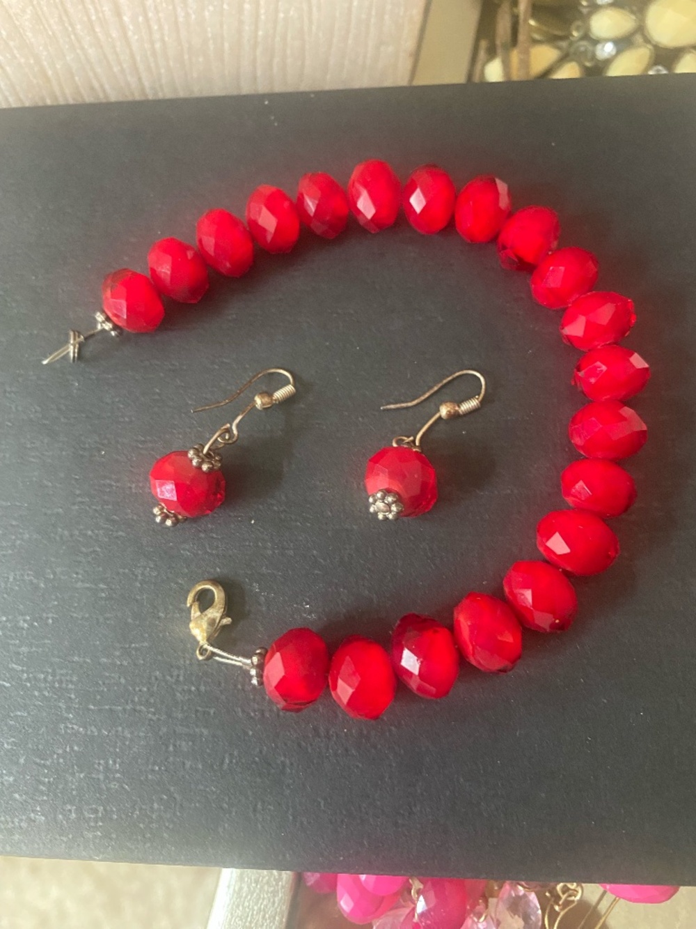VTG Handmade Bracelet and Earrings